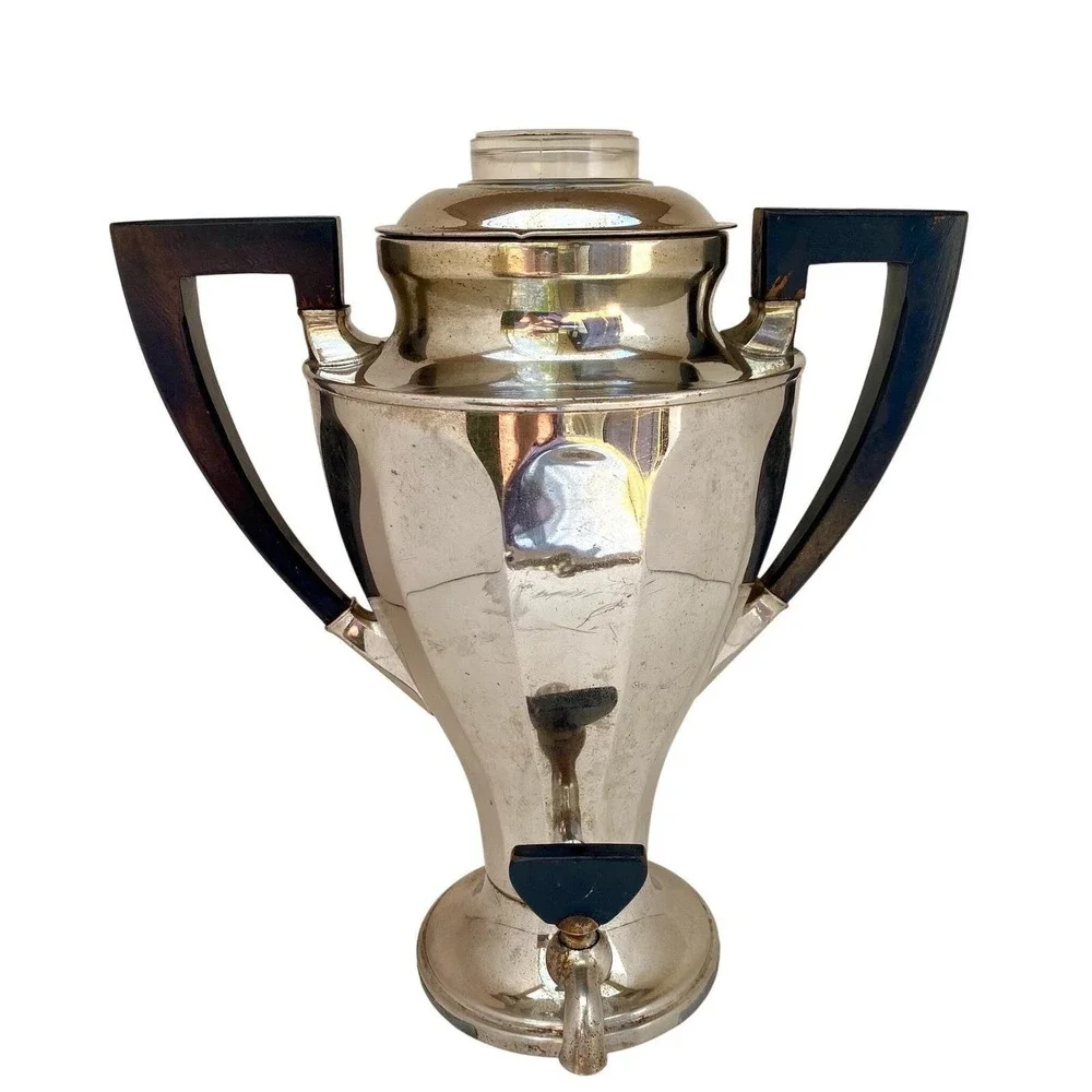 Coffee Percolator Hotpoint Chrome Electric 144P1‎ Art Deco Vintage Kitchen Tool